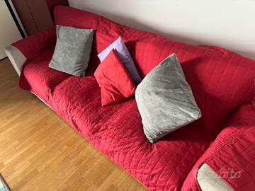 Divano piume d’oca 3 posti 240cm