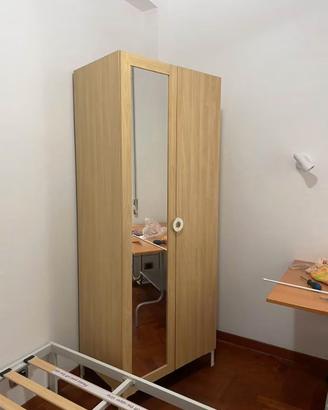 Armadio guardaroba con specchio ikea già smontato