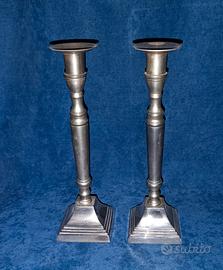 coppia candelieri vintage