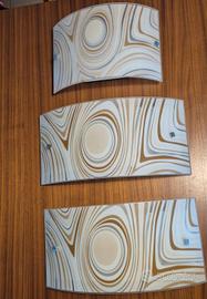 Applique da parete in vetro