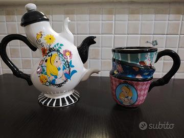 Teiera Disney Alice con tazza