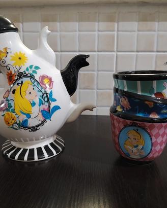 Teiera Disney Alice con tazza