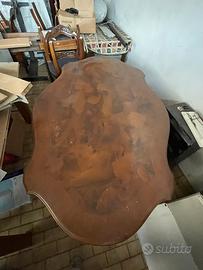 Tavolo luigi filippo con 6 sedie