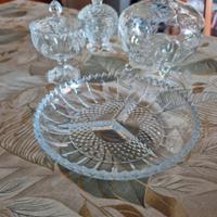 Bomboniera, zuccheriera e porta caramelle in vetro