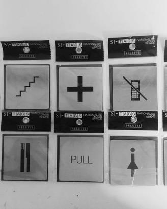 SELETTI 10 Si-Tags nuovi Segnaletica Casa Ufficio