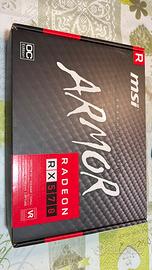 MSI Radeon rx 570 armor 8g OC come nuova