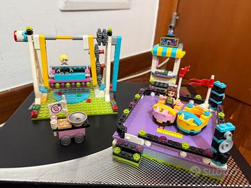 set lego friends parco divertimenti autoscontri