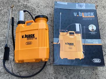 Pompa a spalla volpi 12 Lt v-black komfort