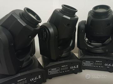 3 teste mobili 120W DJ animazione