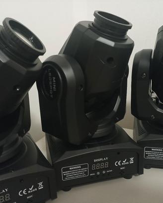 3 teste mobili 120W DJ animazione