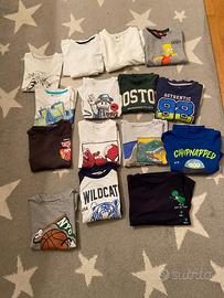 Maglie manica lunga per bambino 4-5 anni