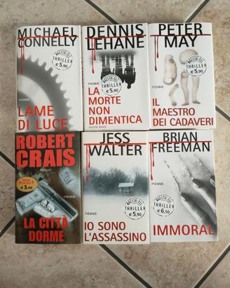 Lotto libri gialli e thriller copertina rigida