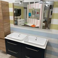 MOBILE BAGNO CON DOPPIO LAVABO - TRE COLORAZIONI