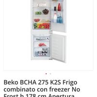Frigorifero combinato da incasso