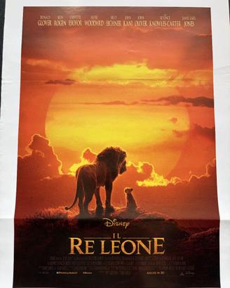 Poster Locandina Film Re Leone Cinema Italiano