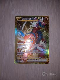 Carte Pokemon Koraidon EX Gold 254/198 ita Rara