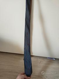 cravatta di seta barton moda grigia