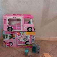 Camper barbie + borsetta+ beauty