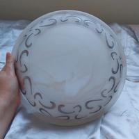 Lampada in vetro + base regal.o