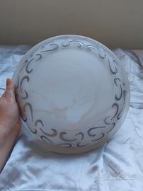 Lampada in vetro + base regal.o