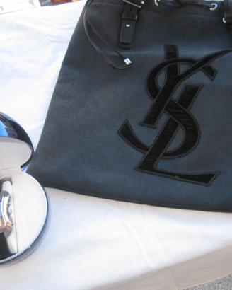 BORSA YVES-SAINT-LAURENT-MOD SHOPPER+OROLOGIO ORIG