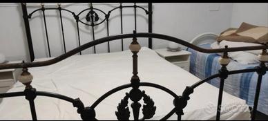 letto matrimoniale in ferro battuto 