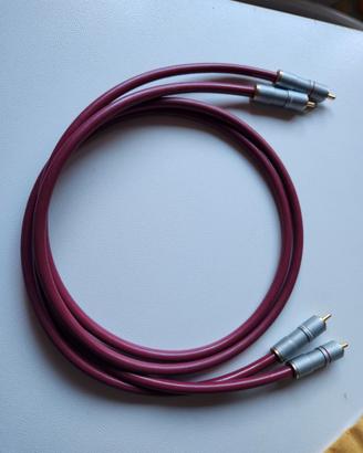 CAVI RCA COPPIA  1MT TIFFANY ANNI 90 .- IMBALLO .-