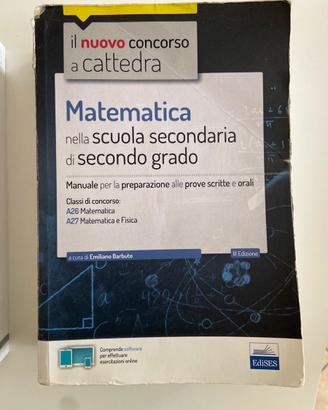 Libri concorso matematica a026/a027