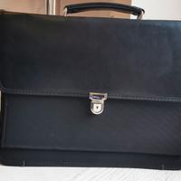 Borsa pelle 24 ore uomo nera