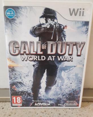 Videogioco Nintendo WII Call of Duty world at war
