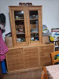 Credenza in legno di bambù