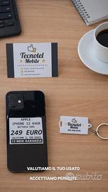 IPHONE 12 64GB NERO batteria 100%