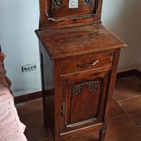 comodini in legno intarsiato (coppia)