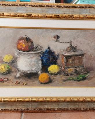 olio su tavola, quadro 