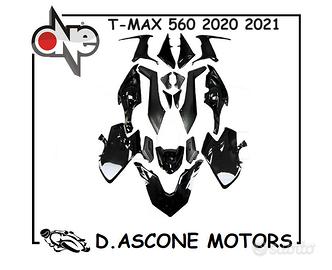 KIT CARENE TMAX 560 2020 2021 NERO LUCIDO 18PEZZI