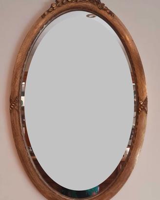 Specchio antico in legno