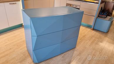 comò con 2 comodini