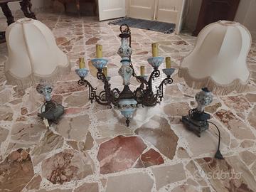 Lampadario con Abajour