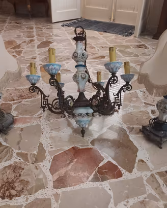 Lampadario con Abajour
