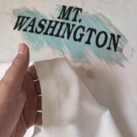 MT. Washington T Shirt Vintage 1991 Geo History 