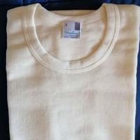 Maglietta intima lana cotone uomo.