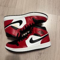 Jordan 1 Mid Chicago Toe taglia 42