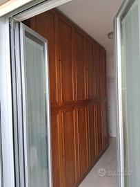 Armadio 6 ante in noce  vero qualità