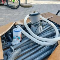 Piscina completa 3 MT diametro e 100 altezza