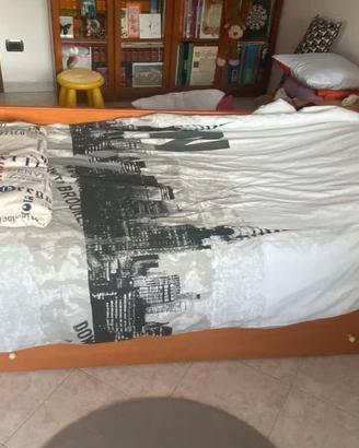 Letto con letto estraibile supplementare