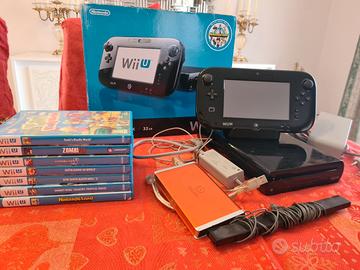 Nintendo WiiU più hardisk con giochi