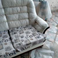 Divano letto pelle