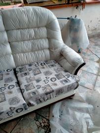 Divano letto pelle