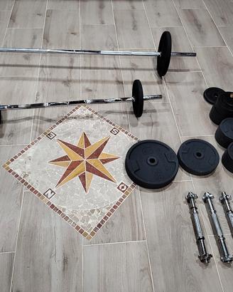 pesi palestra dischi manubri barra z