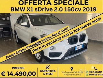 Bmw X1 sDrive18d 2.0 150Cv Advantage 2019